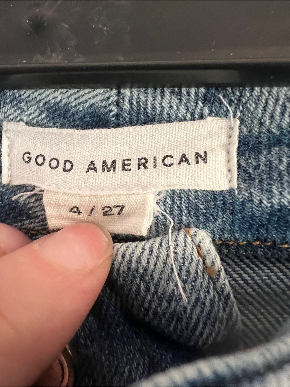Good American wide leg palazzo jeans - Picture 2 of 3